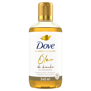 Produto Óleo de banho de glicerina dove squeeze 240ml foto 1