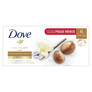 Produto Kit sabonete karité e baunilha 6 unidades com 90g dove foto 1
