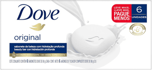 Produto Kit sabonete original 6 unidades com 90g cada dove foto 1