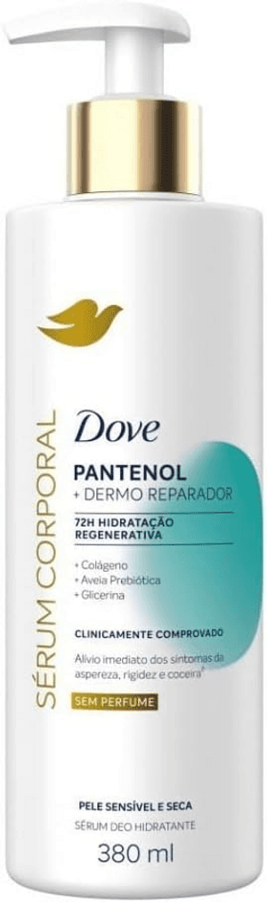 Produto Sérum corporal pantenol + dermo reparador sem perfume 380ml dove foto 1