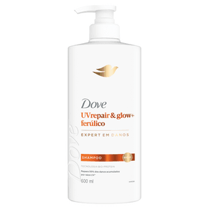 Produto Shampoo dove 600ml uv repair e glow + ferulico foto 1