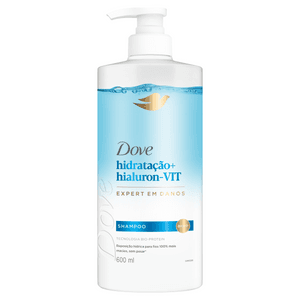 Produto Shampoo dove hidratação + hialuron-vit frasco 600ml pump foto 1