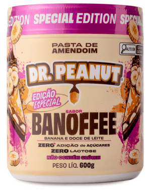Produto Pasta de amendoim c/ whey protein banoffee 600g dr. peanut foto 1