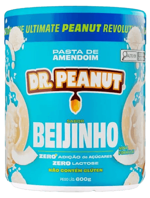 Produto Pasta de amendoim c/ whey protein beijinho 600g dr. peanut foto 1