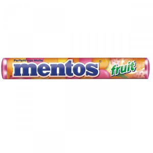 Produto Drops mentos stick fruit 14 past 37,5g foto 1