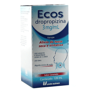 Produto Ecos 3mg/ml xarope 120 ml uniao quimica foto 1