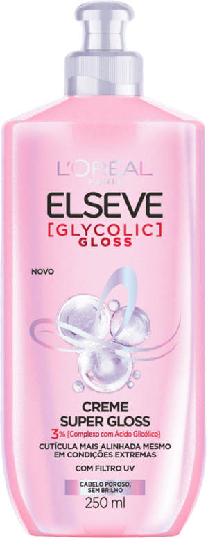 Produto Creme para pentear elseve glycolic gloss 250ml foto 1