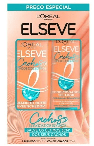 Produto Kit elseve cachos dos sonhos shampoo 375ml + condicionador 170ml foto 1