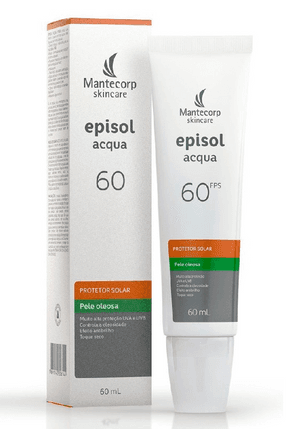 Produto Protetor solar facial episol acqua fps 60 com 60ml mantecorp foto 1