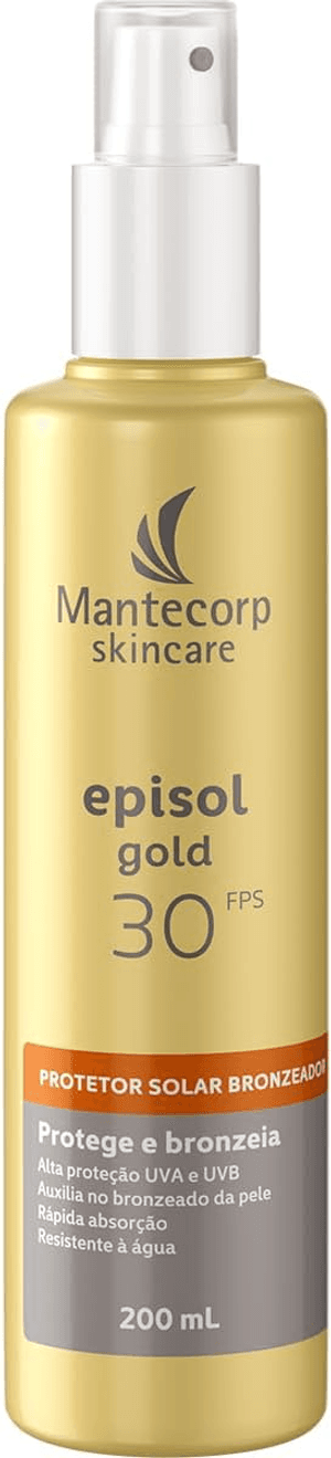 Produto Protetor solar bronzeador episol gold fps 30 200ml mantecorp foto 1