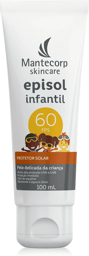 Produto Protetor solar infantil episol fps 60 100ml mantecorp
 foto 1