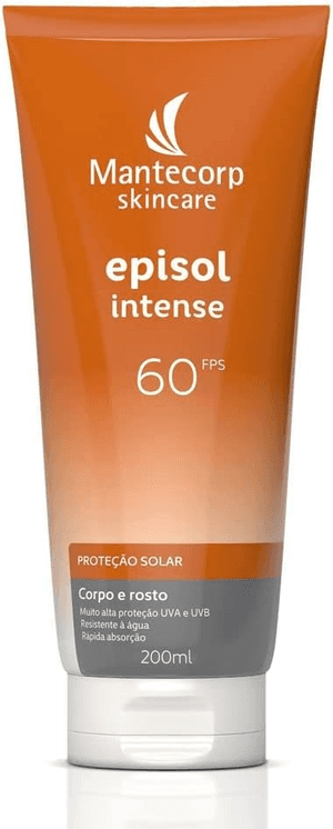 Produto Protetor solar facial e corporal episol intense fps 60 200ml mantecorp foto 1