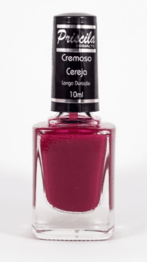 Produto Esmalte priscila cremoso cereja 10ml foto 1