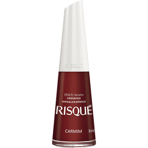Produto Esmalte risque cremoso carmim 8ml foto 1