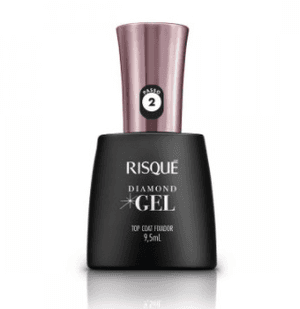 Produto Esmalte risque diamond gel top coat fixador 9,5ml foto 1
