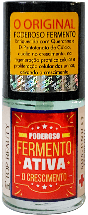 Produto Esmalte top beauty sos unhas - fermento ativa crescimento 7ml foto 1