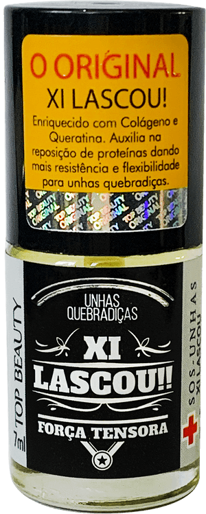 Produto Esmalte top beauty sos unhas - xi lascou 7ml (base para unhas quebradiças)
 foto 1