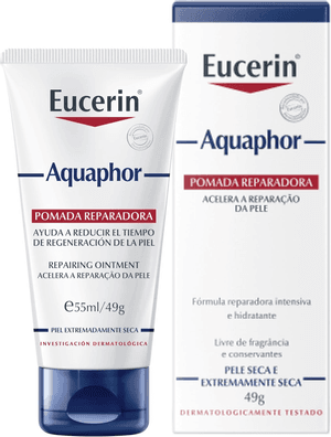 Produto Pomada reparadora aquaphor peles secas e sensibilizadas 49g eucerin foto 1