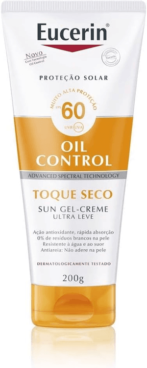 Produto Protetor solar corporal oil control toque seco fp60 200g eucerin foto 1