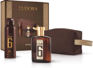 Produto Eudora kit h club6 colonia 95ml+deo 125ml+necess foto 1