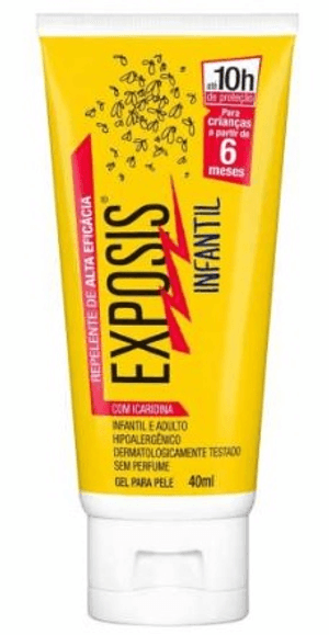 Produto Repelente exposis infantil gel 40ml foto 1