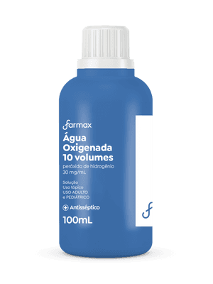 Produto Água oxigenada 10 volumes 100ml farmax foto 1