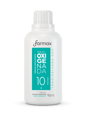 Produto Água oxigenada cremosa 10 volumes 90ml farmax foto 1