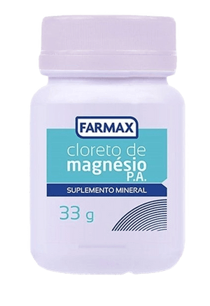 Produto Cloreto de magnésio p.a 33g farmax foto 1