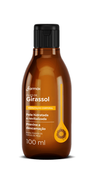 Produto Óleo corporal de girassol 100ml farmax
 foto 1