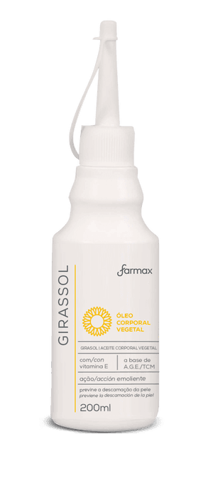 Produto Óleo corporal de girassol 200ml farmax foto 1