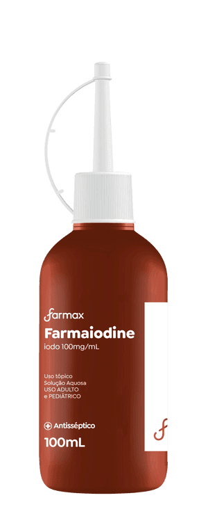 Produto Farmaiodine antisséptico 100ml farmax foto 1
