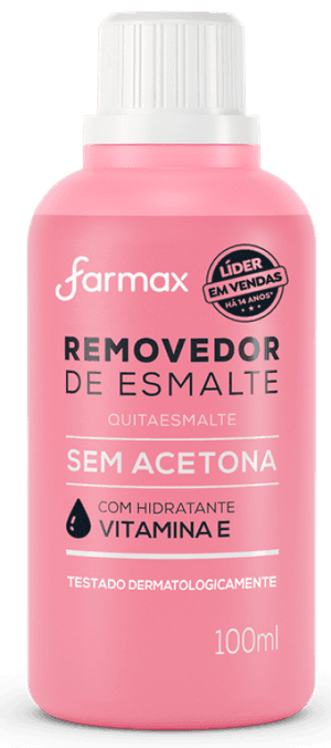 Produto Removedor de esmalte sem acetona 100ml farmax foto 1