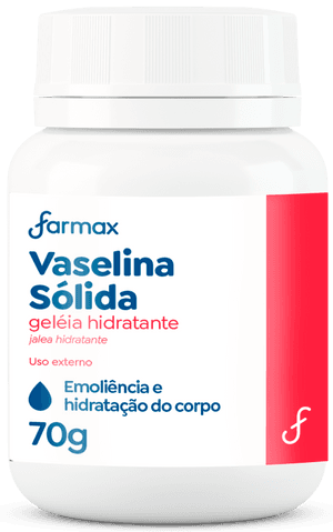 Produto Vaselina sólida geléia hidratante 70g farmax foto 1