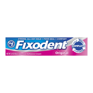 Produto Creme fixador de dentadura fixodente original 68g foto 1