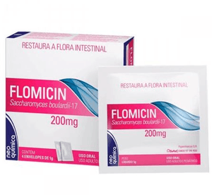 Produto Flomicin 200mg com 4 sachês de 1g cada foto 1