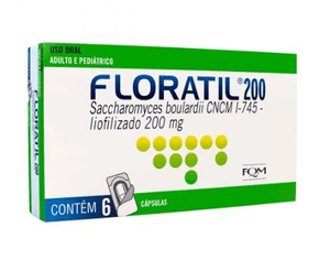 Produto Floratil 200mg com 6 capsulas blister foto 1