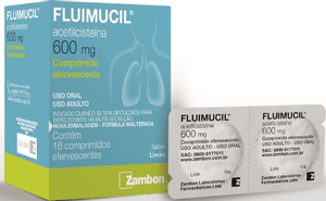 Produto Fluimucil 600mg 16 comprimidos efervescentes foto 1