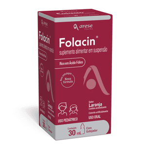 Produto Folacin 10mcg gotas sabor laranja 30ml foto 1