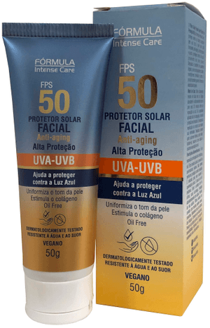 Produto Protetor solar facial anti-aging vegano fps 50 50g, fórmula intense care foto 1