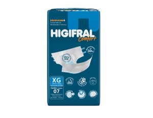 Produto Fralda para incontinencia higifral confort xg 7un foto 1