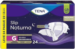 Produto Fralda geriátrica slip noturna g 24 unidades tena foto 1