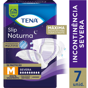 Produto Fralda descartavel para incontinencia tena slip noturna m 7 unidades foto 1