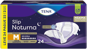 Produto Fralda geriátrica slip noturna m 24 unidades tena
 foto 1
