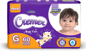 Produto Fralda infantil hiper g 60 unidades cremer foto 1