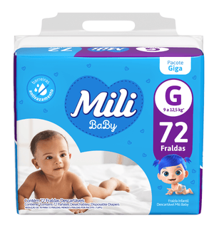 Produto Fralda infantil baby giga g 72unidades mili foto 1