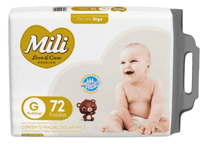 Produto Fralda infantil love & care giga g 72 unidades mili foto 1