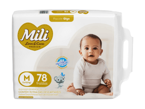 Produto Fralda infantil love & care giga m 78 unidades mili foto 1
