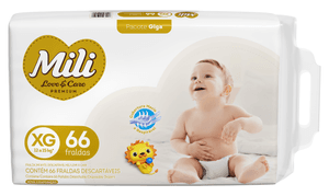 Produto Fralda infantil love & care giga xg 66 unidades mili foto 1