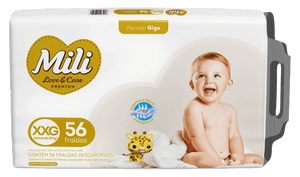 Produto Fralda infantil love & care giga xxg 56 unidades mili foto 1