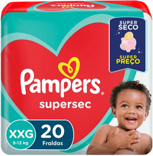 Produto Fralda infantil supersec xxg 20 unidades pampers foto 1